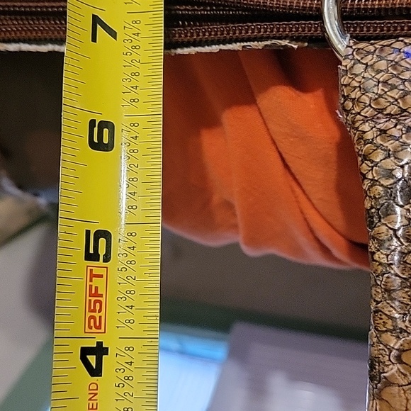 Sagharbor faux snake skin luxury style shoulder purse. Used but stylish. - Picture 10 of 10